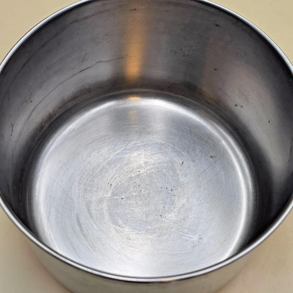 Revere Ware 1801 Saucepan Set 1.5 & 3 Quart Copper Bottom Stainless Clinton USA